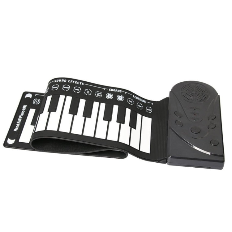 49-Key Portable Hand-Rolled Piano With Horn Children Beginners To Practice Electronic Piano, 49-Key Hand-Rolled Piano