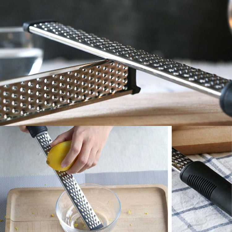 Portable Rectangle Stainless Steel Cheese Grater Tools Chocolate Lemon Fruit Peeler, PP bag packaging, Color box