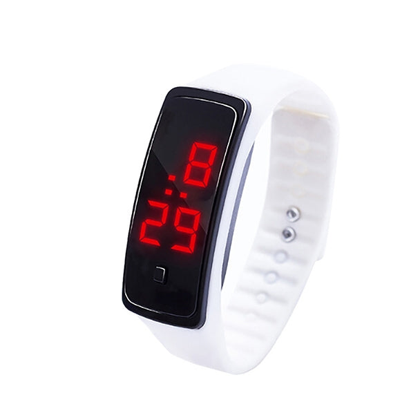 LED Digital Display Silicone Bracelet Children Electronic Watch