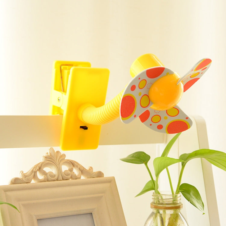 Baby Crib Stroller Fan Mini Portable Clip USBCharging Dormitory Office Small Electric Fan