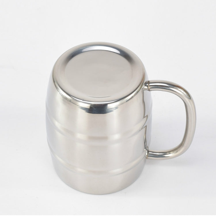 Stainless Steel Beer Cup Mugs Outdoor Camping Western Tea Coffee Cup Insulated Portable Water Cup Drinkware with Handle, Outdoor Beer Cup