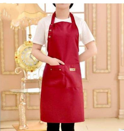 Canvas Apron Milk Tea Coffee Shop Baking Restaurant Fashion Men and Women Overalls