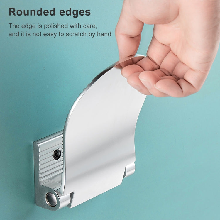 Wall Mounted Aluminium Alloy Bathroom Shower Foot Rest Footstool