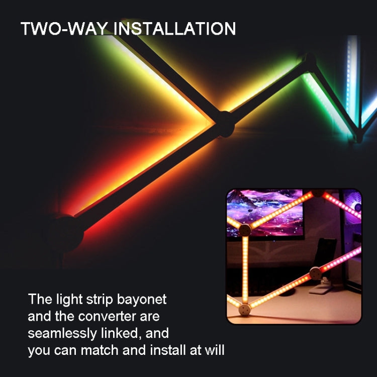 JSK-P22 Smart RGB Mosaic Light Rhythm Light Support Amazon Alexa / Google Assistant /DuerOS, US Plug, EU Plug, UK Plug