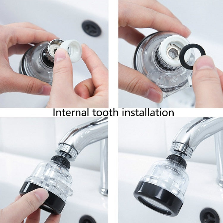 Kitchen Pressurized Tap Water Splash-proof Sprinkler Filter Water Saver, Pressurized Tap Water Saver