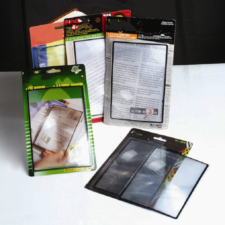 Card Slim Reading 3x Magnifier Business Card Magnifier, 120×180mm