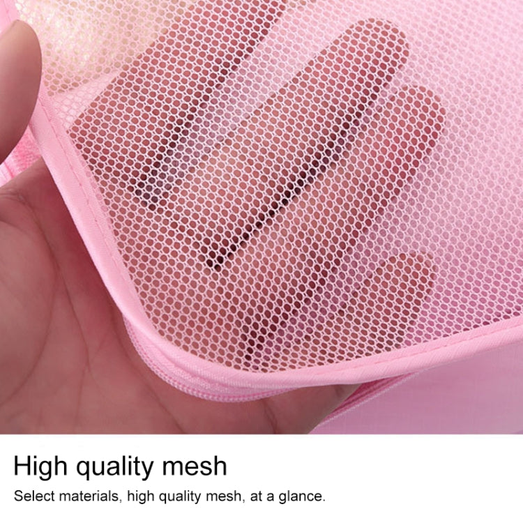 6 PCS/Set Travel Bag ClothesLuggage Organizer High Capacity Mesh Packing Cubes