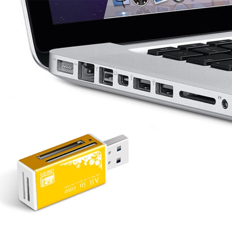 Multi in 1 Memory SD Card Reader for Memory Stick Pro Duo TF,M2,MMC,SDHC MS Card