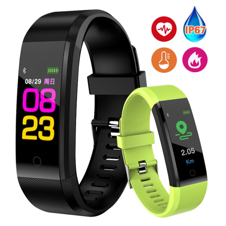 ID115 Plus Smart Bracelet Fitness Heart Rate Monitor Blood Pressure Pedometer Health Running Sports SmartWatch for IOS Android, ID115 Plus Black, ID115 Plus Purple, ID115 Plus Blue, ID115 Plus Red, ID115 Plus Dark Blue