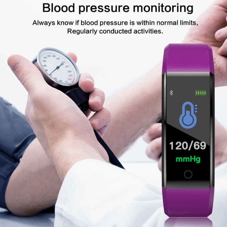 ID115 Plus Smart Bracelet Fitness Heart Rate Monitor Blood Pressure Pedometer Health Running Sports SmartWatch for IOS Android, ID115 Plus Black, ID115 Plus Purple, ID115 Plus Blue, ID115 Plus Red, ID115 Plus Dark Blue
