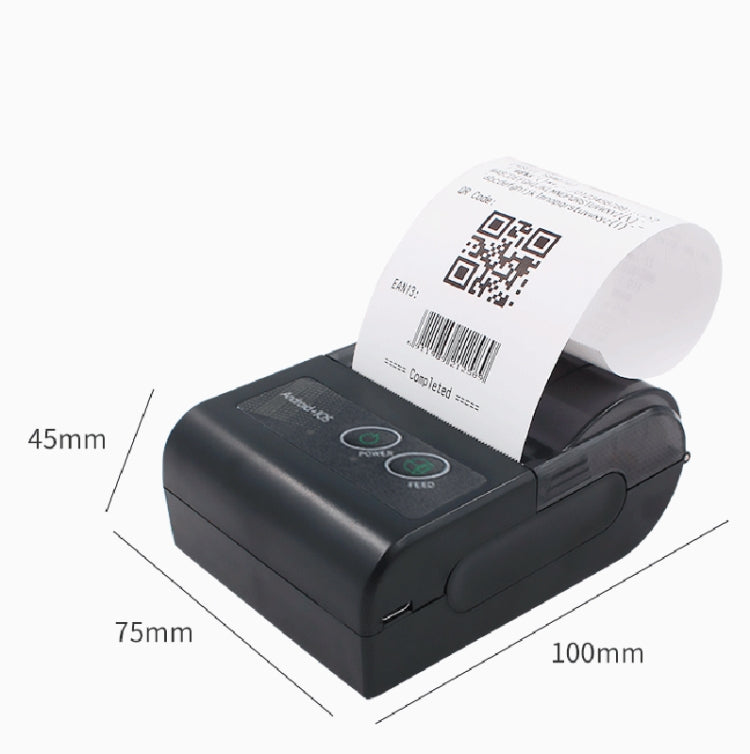 58HB6 Portable Bluetooth Thermal Printer Label Takeaway Receipt Machine, Supports Multi-Language & Symbol/Picture Printing, US Plug (English ), EU Plug (English ), EU Plug (Brazilian Portuguese ), UK Plug (English), US Plug (Traditional Chinese)       ...