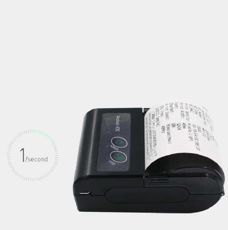 58HB6 Portable Bluetooth Thermal Printer Label Takeaway Receipt Machine, Supports Multi-Language & Symbol/Picture Printing, US Plug (English ), EU Plug (English ), EU Plug (Brazilian Portuguese ), UK Plug (English), US Plug (Traditional Chinese)       ...