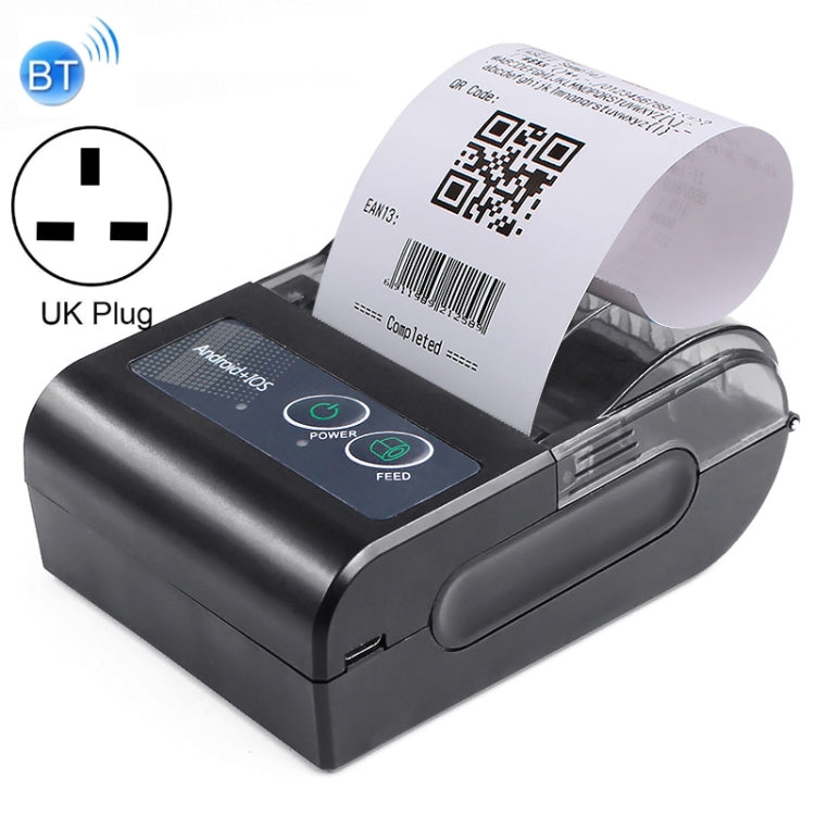 58HB6 Portable Bluetooth Thermal Printer Label Takeaway Receipt Machine, Supports Multi-Language & Symbol/Picture Printing, US Plug (English ), EU Plug (English ), EU Plug (Brazilian Portuguese ), UK Plug (English), US Plug (Traditional Chinese)       ...