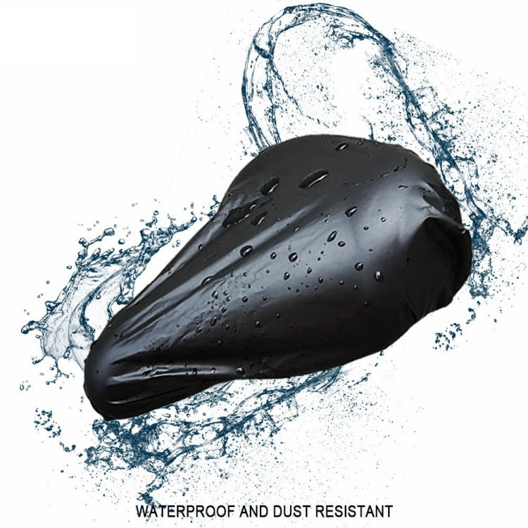 Bicycle Saddle Waterproof Cover Bicycle Seat PVC Waterproof Seat Cover Hot Pressed Rain Cover, 10pcs Small, 10pcs Large
