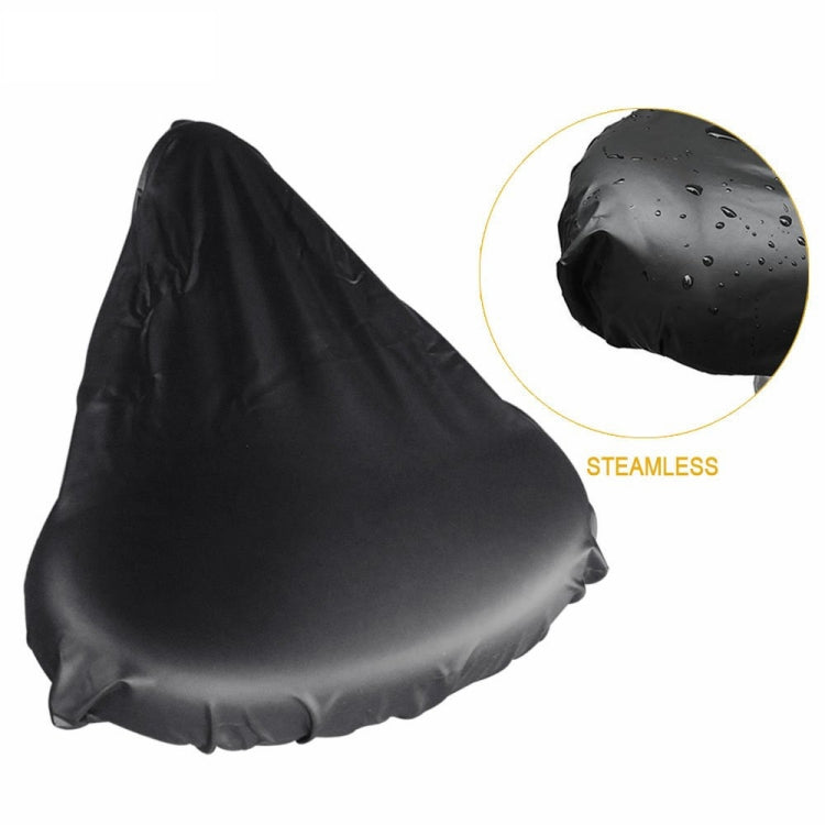 Bicycle Saddle Waterproof Cover Bicycle Seat PVC Waterproof Seat Cover Hot Pressed Rain Cover, 10pcs Small, 10pcs Large