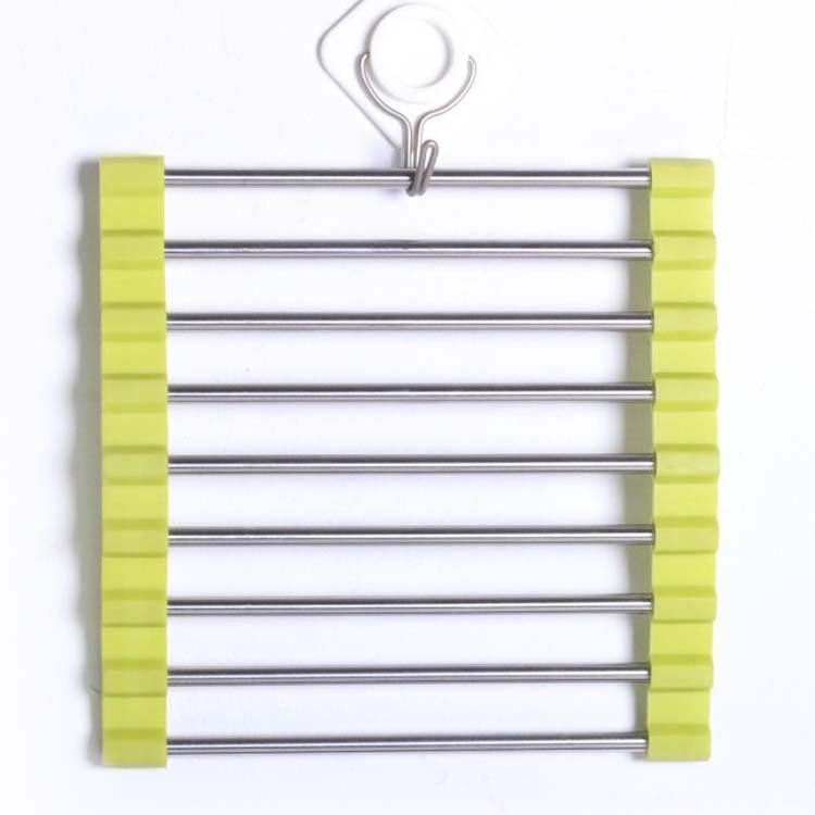 MS-202 Home Kitchen Stainless Steel Non-Slip Anti-Scalding Placemat Folding Heat Insulation Pot Mat, Color Random Delivery, MS-202 Random Color