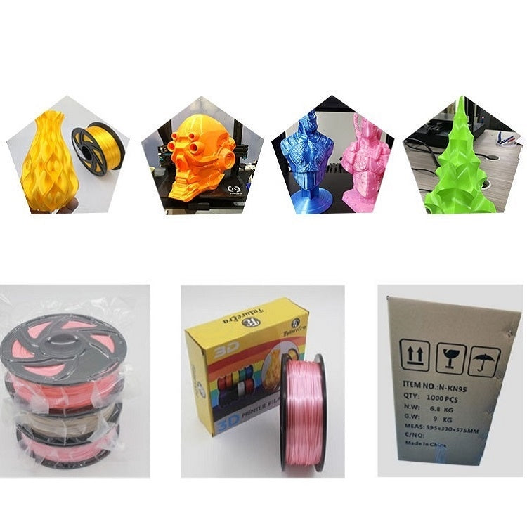 Future Era PLA 3D Printing Pen/Machine Wire Consumables, Black, White, Red, Blue, Green, Yellow, Orange