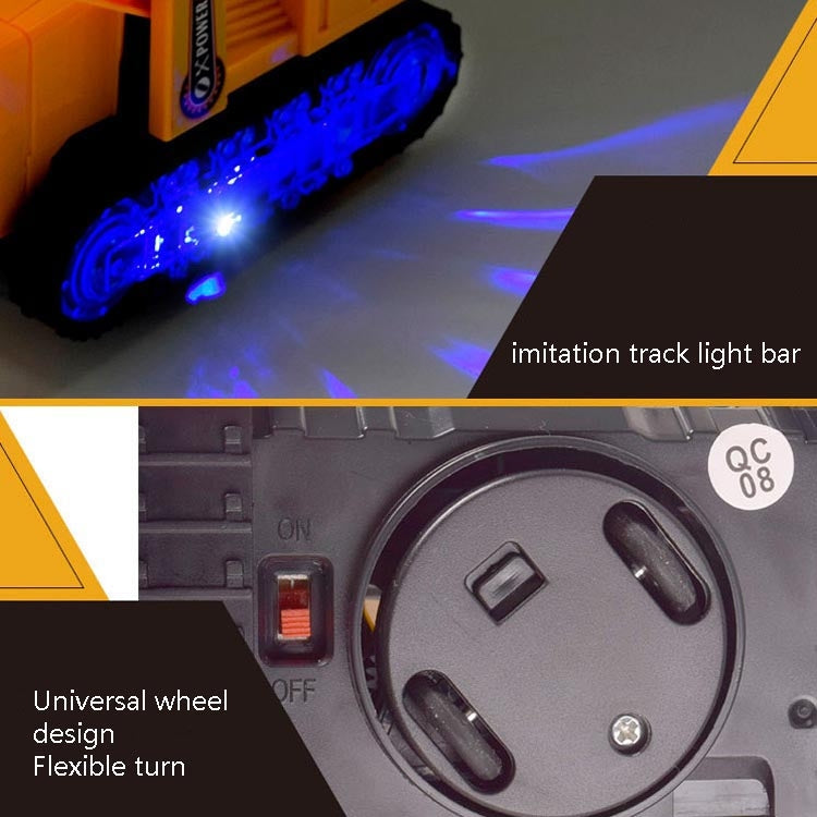 Children Light And Music Simulation Electric Excavator Car Toy, Style: , Engineering Vehicle