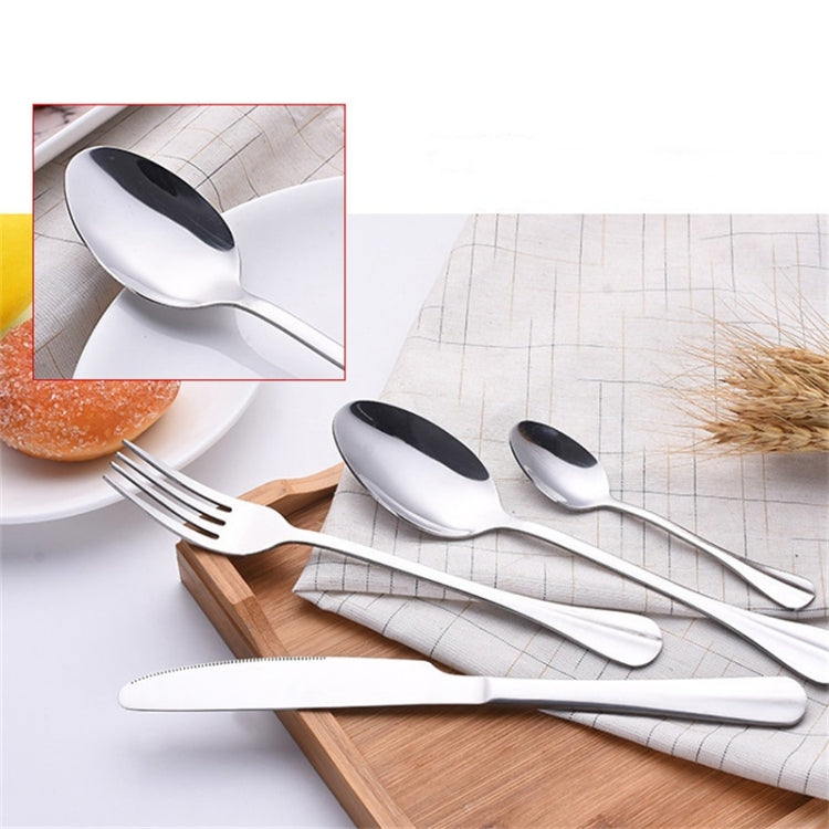 20 in 1 Stainless Steel Cutlery Steak Cutlery Set, True Color, Golden, Rose Gold, Colorful, Black