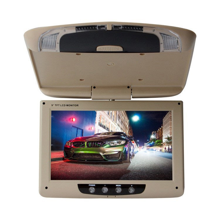 9 Inch Car HD Car Reversing Display Car Ceiling Display, 9 inch (Beige), 9 inch
