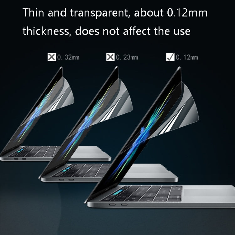0.12mm 4H HD Translucent PET Laptop Screen Protective Film, For MacBook Air 11.6 inch A1465 / A1370, For MacBook Retina 12 inch A1534, For MacBook Pro 13.3 inch A1708 / A1706 / A1989 / A2159, For MacBook Air 13.3 inch A1466 / A1369                     ...