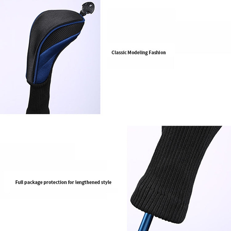 3 In 1 No.1 / No.3 / No.5 Clubs Protective Cover Golf Club Head Cover, HD-014 3 in 1 Blue, HD-014 3 in 1 Black, HD-014 3 in 1 Red