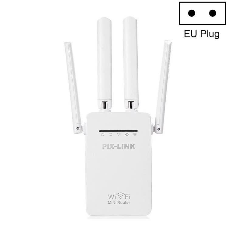 PIX-LINK LV-WR09 300Mbps WiFi Range Extender Repeater Mini Router, US Pulg, EU Plug, UK Plug, AU Plug