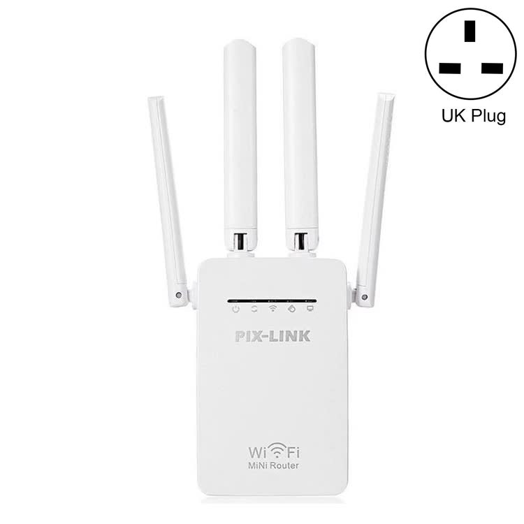 PIX-LINK LV-WR09 300Mbps WiFi Range Extender Repeater Mini Router, US Pulg, EU Plug, UK Plug, AU Plug