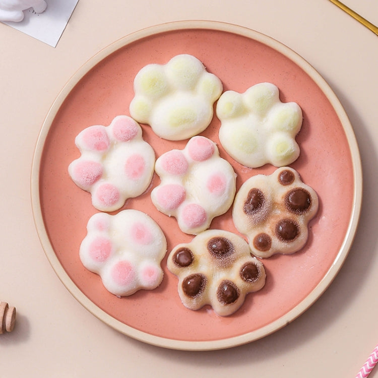 Household Cat Paw Shape Creative Silicone Ice Box Ice Cube Mold Ice Hockey DIY Food Supplement Box with Lid, Cat Paw Shape(Lilac Purple), Cat Paw Shape(Shrimp Red), Cat Paw Shape(Vegetation Green), Cat Paw Shape(Blue Green), Cat Paw Shape(Pink Purple)