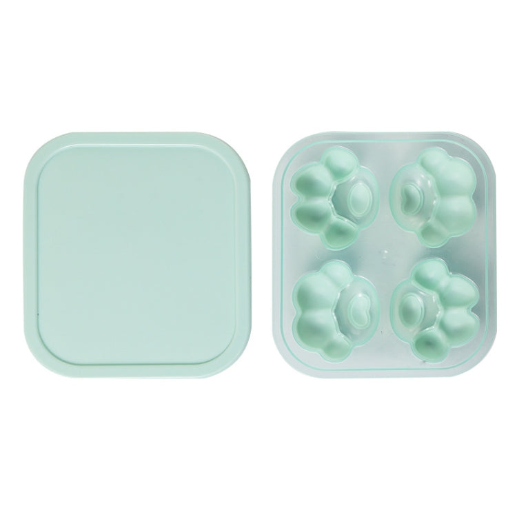 Household Cat Paw Shape Creative Silicone Ice Box Ice Cube Mold Ice Hockey DIY Food Supplement Box with Lid, Cat Paw Shape(Lilac Purple), Cat Paw Shape(Shrimp Red), Cat Paw Shape(Vegetation Green), Cat Paw Shape(Blue Green), Cat Paw Shape(Pink Purple)