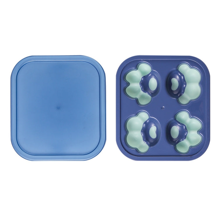 Household Cat Paw Shape Creative Silicone Ice Box Ice Cube Mold Ice Hockey DIY Food Supplement Box with Lid, Cat Paw Shape(Lilac Purple), Cat Paw Shape(Shrimp Red), Cat Paw Shape(Vegetation Green), Cat Paw Shape(Blue Green), Cat Paw Shape(Pink Purple)