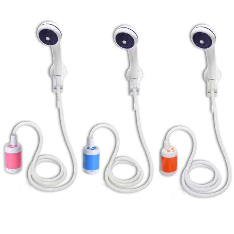 LLT-ES01 Electric Pet Shower Outdoor Camping Bath Device, Style:, Standard (Orange White), Standard (Sky Blue), Standard (Pink), High Match (Orange White), High Match (Sky Blue), High Match (Pink)