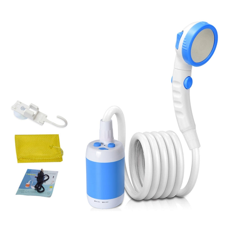 LLT-ES01 Electric Pet Shower Outdoor Camping Bath Device, Style:, Standard (Orange White), Standard (Sky Blue), Standard (Pink), High Match (Orange White), High Match (Sky Blue), High Match (Pink)