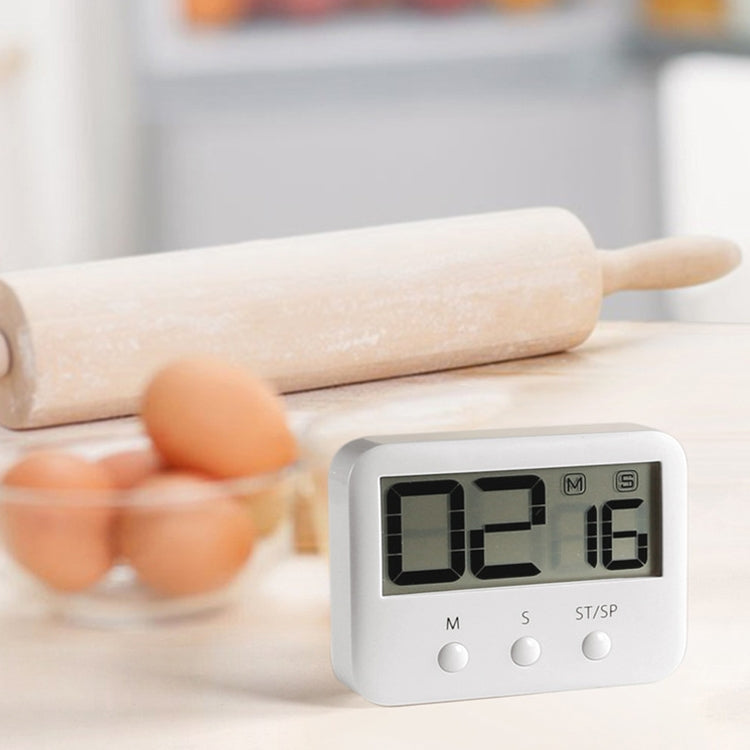 118S LCD Digital Display Countdown Timer Large Screen Kitchen Timer, 118S