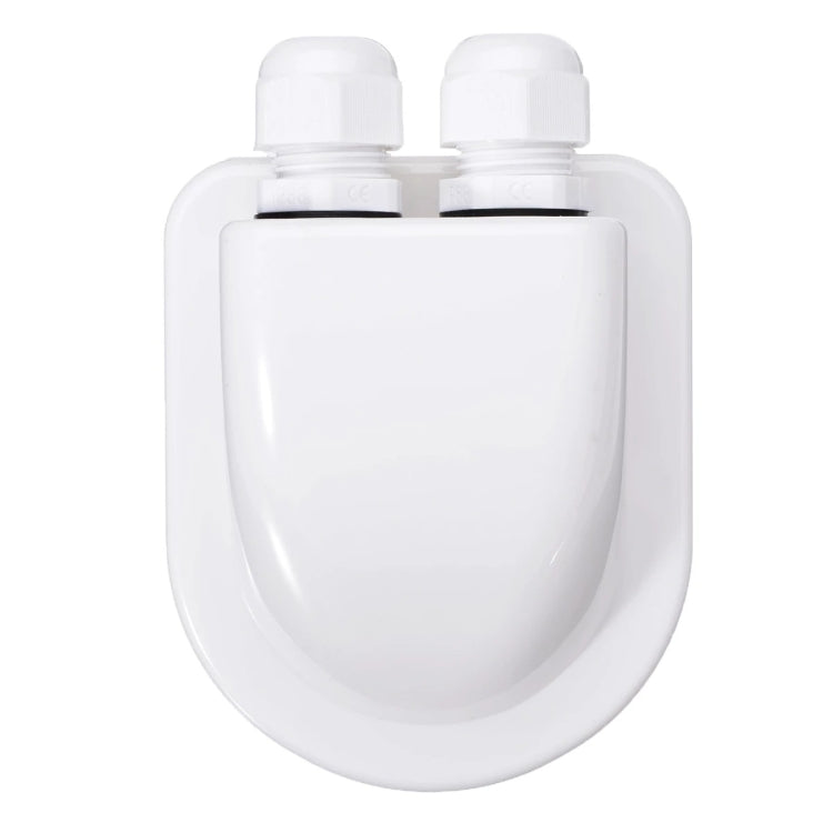 Solar Photovoltaic Plastic Bracket ABS Photovoltaic Car Roof Waterproof Junction Box, White, Black
