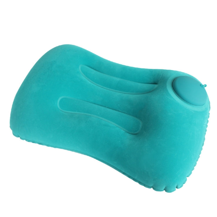 Travel Inflatable Press U-Shaped Neck Guard Pillow, Flocked U009-01（Peacock Green ）, Flocked U009-03（Light Gray）, Flocked U009-04（Medium Blue）, Flocked U009-02（Rose Red）, Flocked U009-05（Dark Blue）, Flocked U009-060（Sky Blue）, Flocked U009-070（Orange） ...