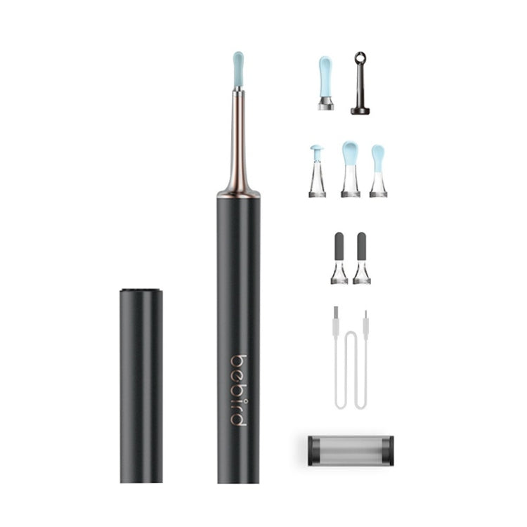Bebird T15 Smart Visible Luminous Ear Pick Set, Star Black, Dawn White, Sky Lake Green