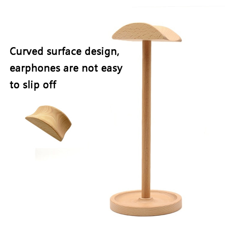 AM-EJZJ001 Desktop Solid Wood Headset Display Stand, Style:, B, C, D, E, F