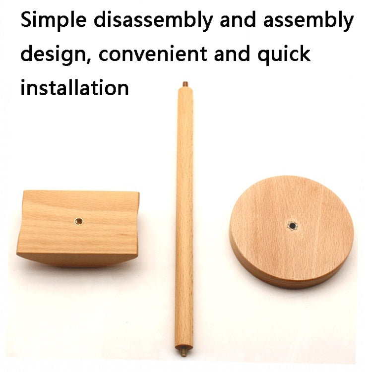 AM-EJZJ001 Desktop Solid Wood Headset Display Stand, Style:, B, C, D, E, F