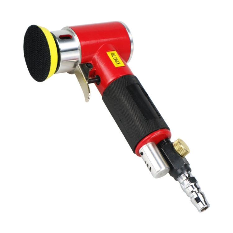 Pneumatic Polishing Machine Sandpaper Machine Car Waxing Machine, Red With 2 inch 3 inch Pallet, Black With 2 inch 3 inch Pallet