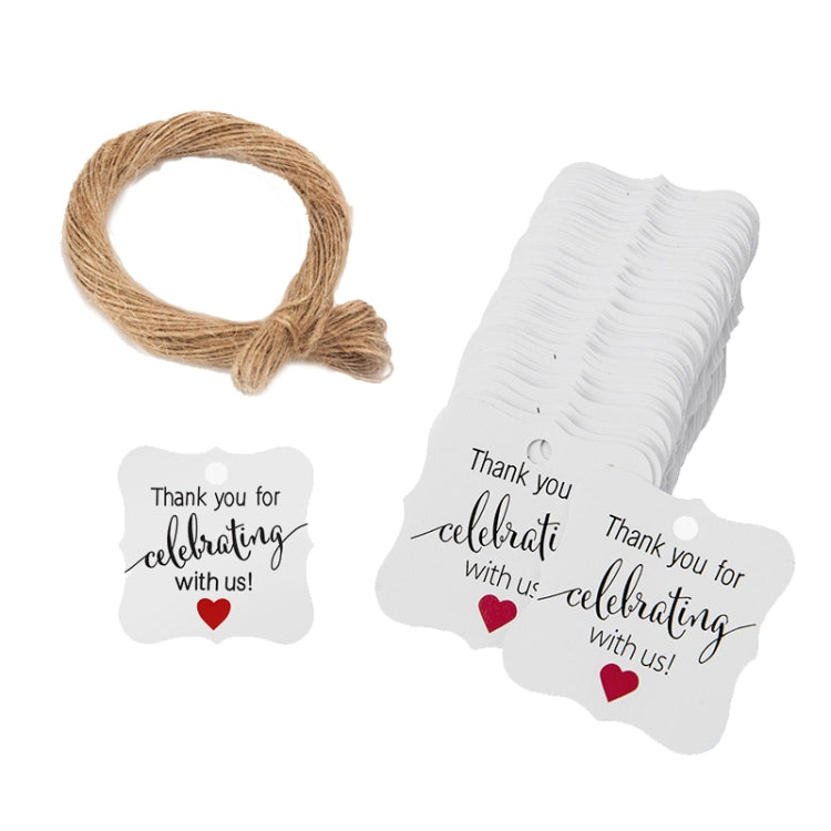 5 Bags 100PCS/Bag Kraft Paper Gift Tags Hang Tags