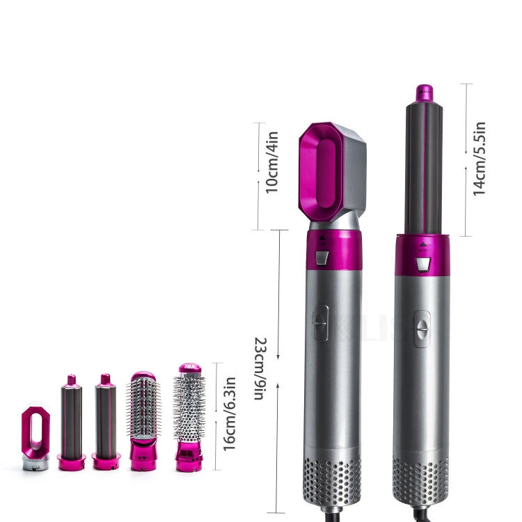 5-in-1 Hot Air Brush Hair Styler – Dryer, Smoother, Curler & Volumiser
