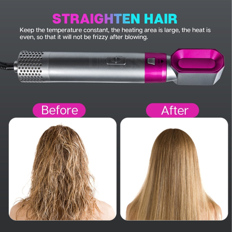 5-in-1 Hot Air Brush Hair Styler – Dryer, Smoother, Curler & Volumiser
