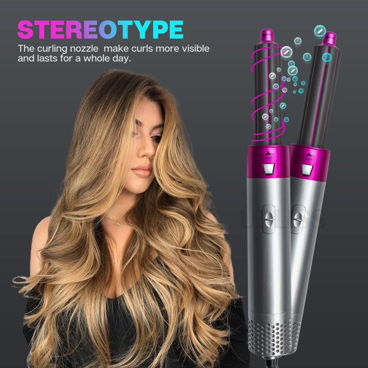 5-in-1 Hot Air Brush Hair Styler – Dryer, Smoother, Curler & Volumiser