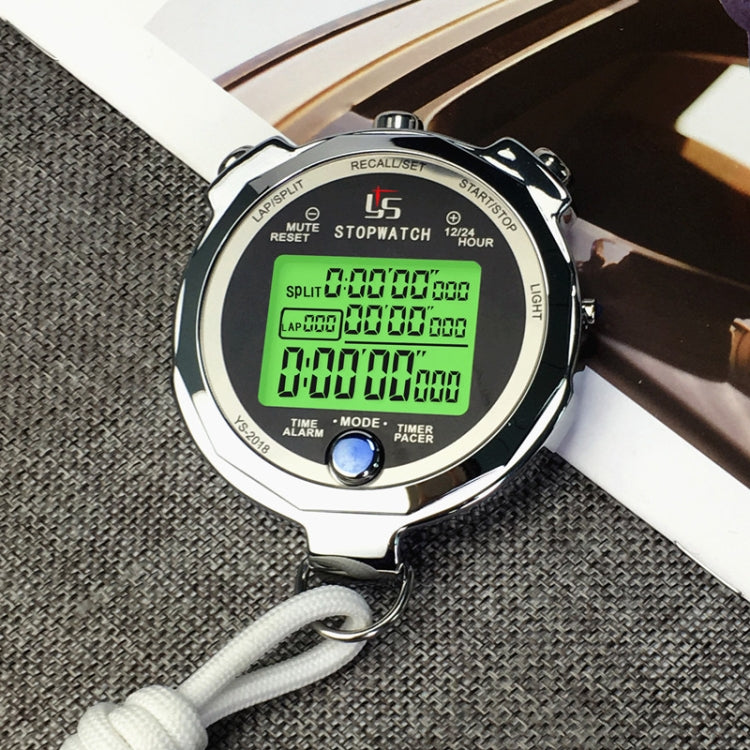 YS Running Training Stopwatch Timer Metal Luminous Stopwatch, Style:, One Hundred Memory, Two Hundred Memory