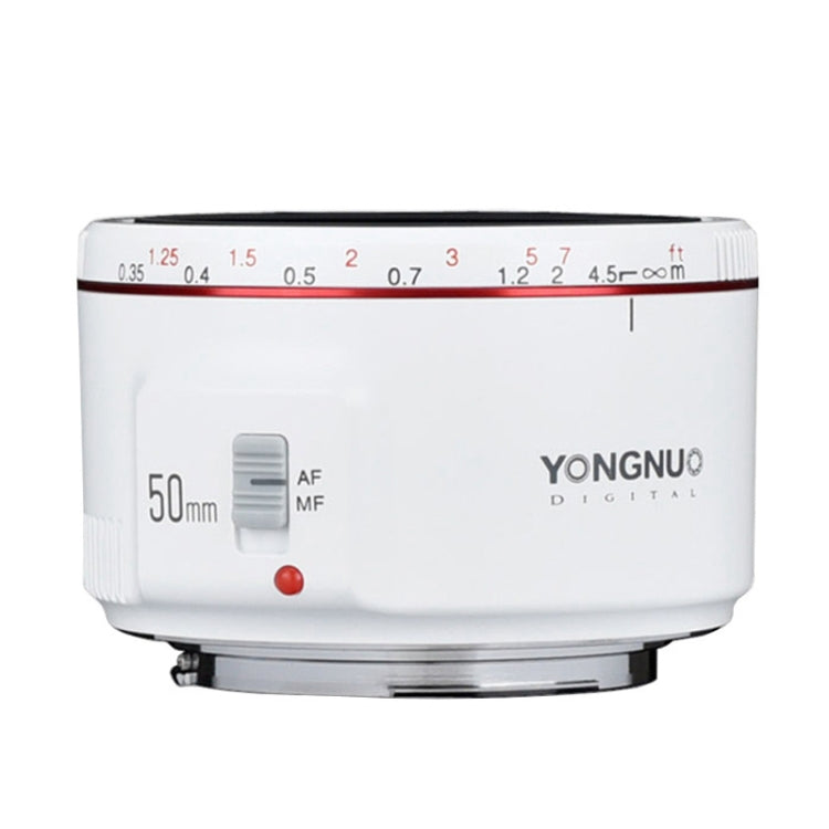 YONGNUO YN50mm F1.8 II Fixed Focus Lens Full Frame Automatic Focus For Canon SLR Camera, YN50mm F1.8 II