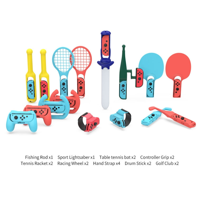 DOBE TNS-2125 18 In 1 Somatosensory Sports Set For Nintendo Switch, DOBE 18 In 1
