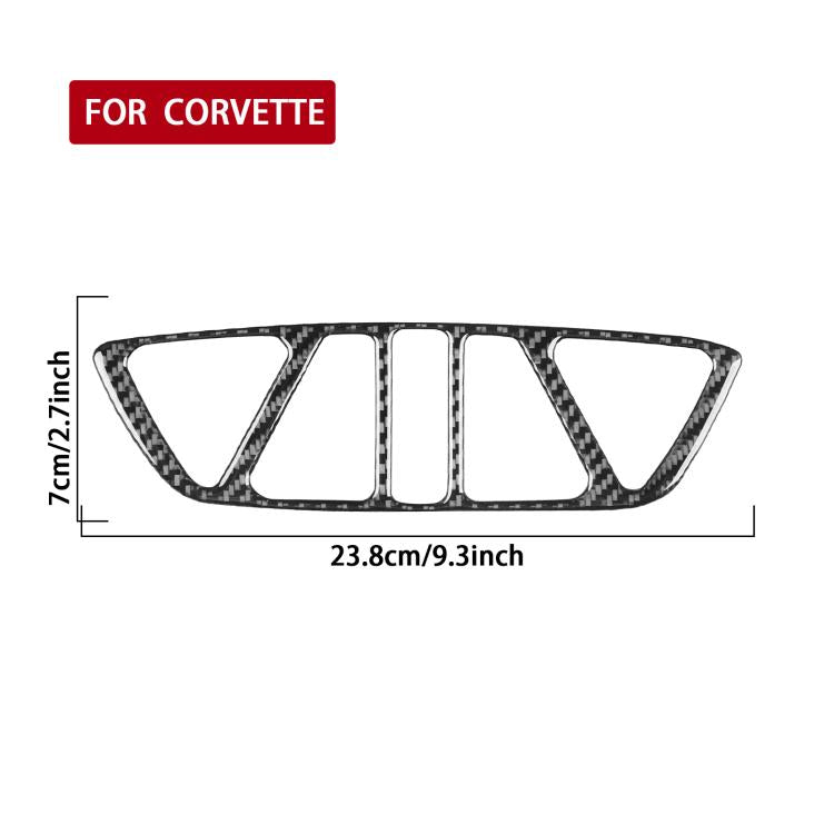 For Chevrolet Corvette C8 Trunk Buckle Decorative Sticker