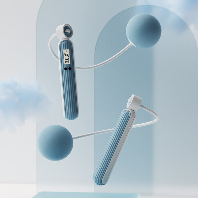 Fitness Sport Intelligent Electronic Counting Skipping Rope, Style:, Long Rope (Carmine), Long Rope (Blue), Long Rope (Orange), Small Ball Dual Use (Carmine), Small Ball Dual Use (Blue), Small Ball Dual Use (Orange), Big Ball (Carmine), Big Ball (Blue)...