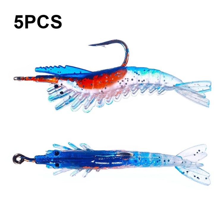 HENGJIA SO077 6cm 3g Lead Wrapped Shrimp Soft Lure Sea Bass Lure, SO077 4, SO077 1, SO077 2, SO077 3